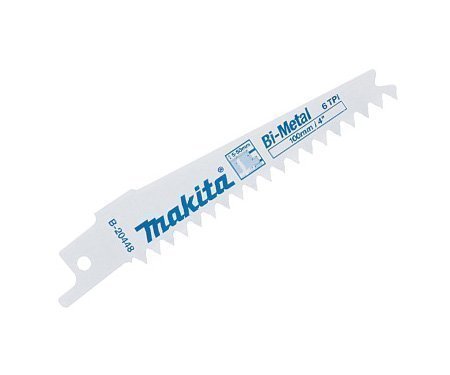 Пилка для сабельной пилы Makita B-20448 6 зуб, длина 100мм, 5шт