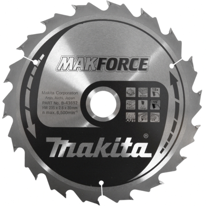 Пильный диск 235x30x18Т Makita B-43692