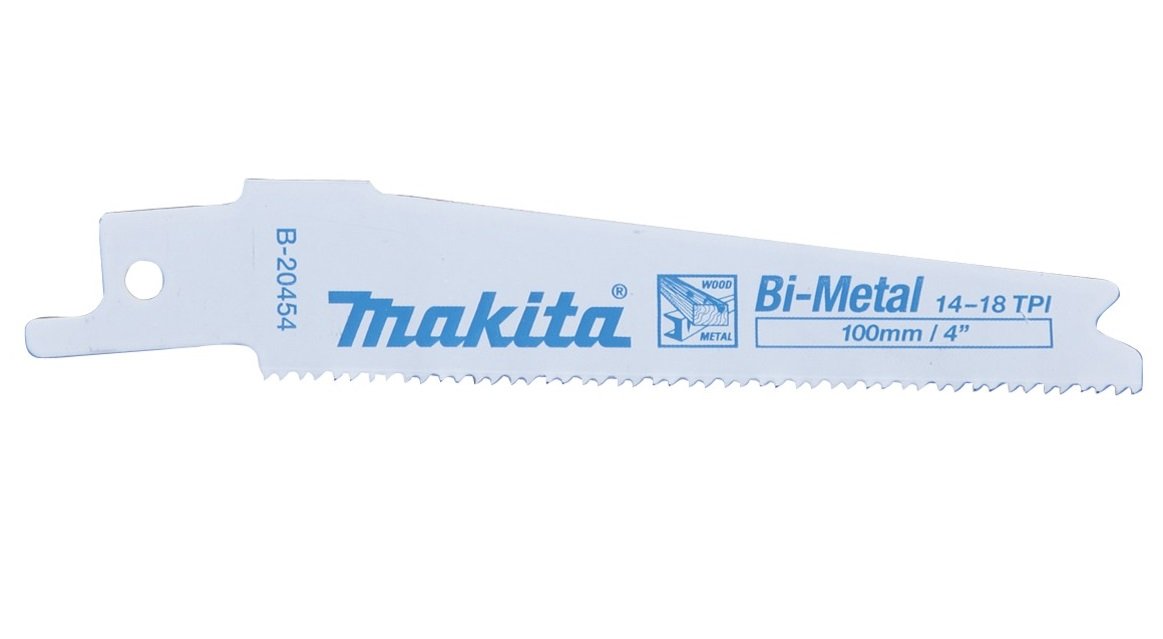 Пилка для сабельной пилы Makita B-20454 14-18 зуб, длина 100мм, 5шт