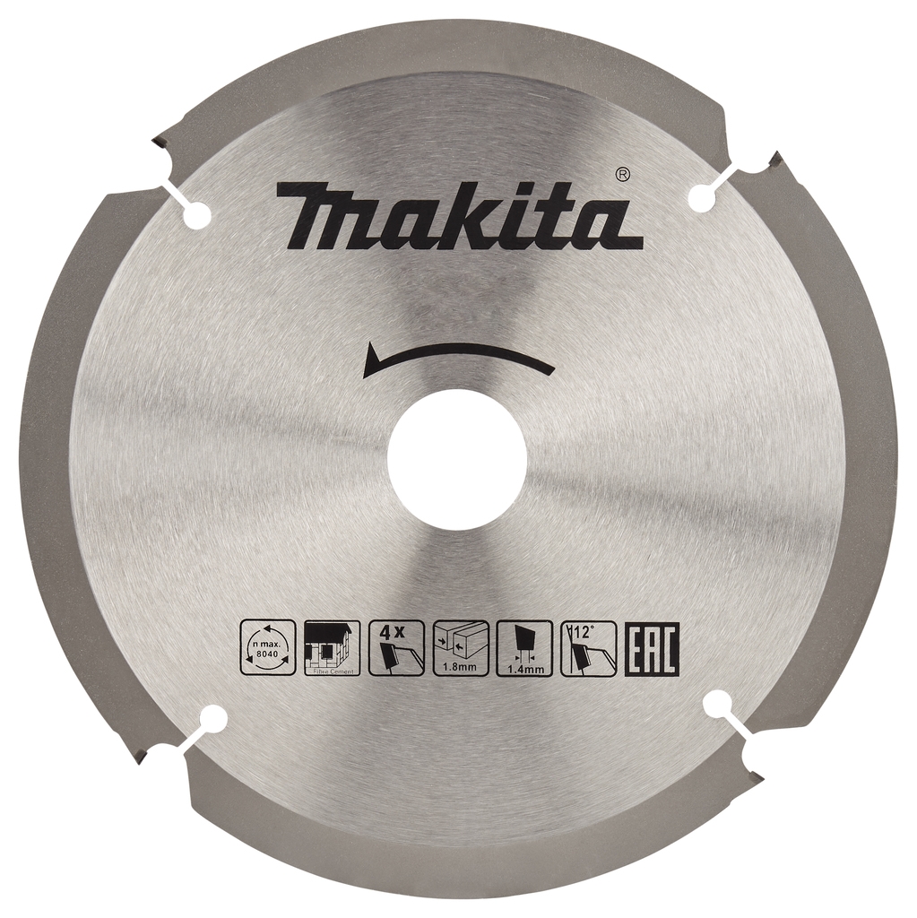 Пильный диск для цементноволокнистых плит, 185x30x1,6x4T Makita B-49264
