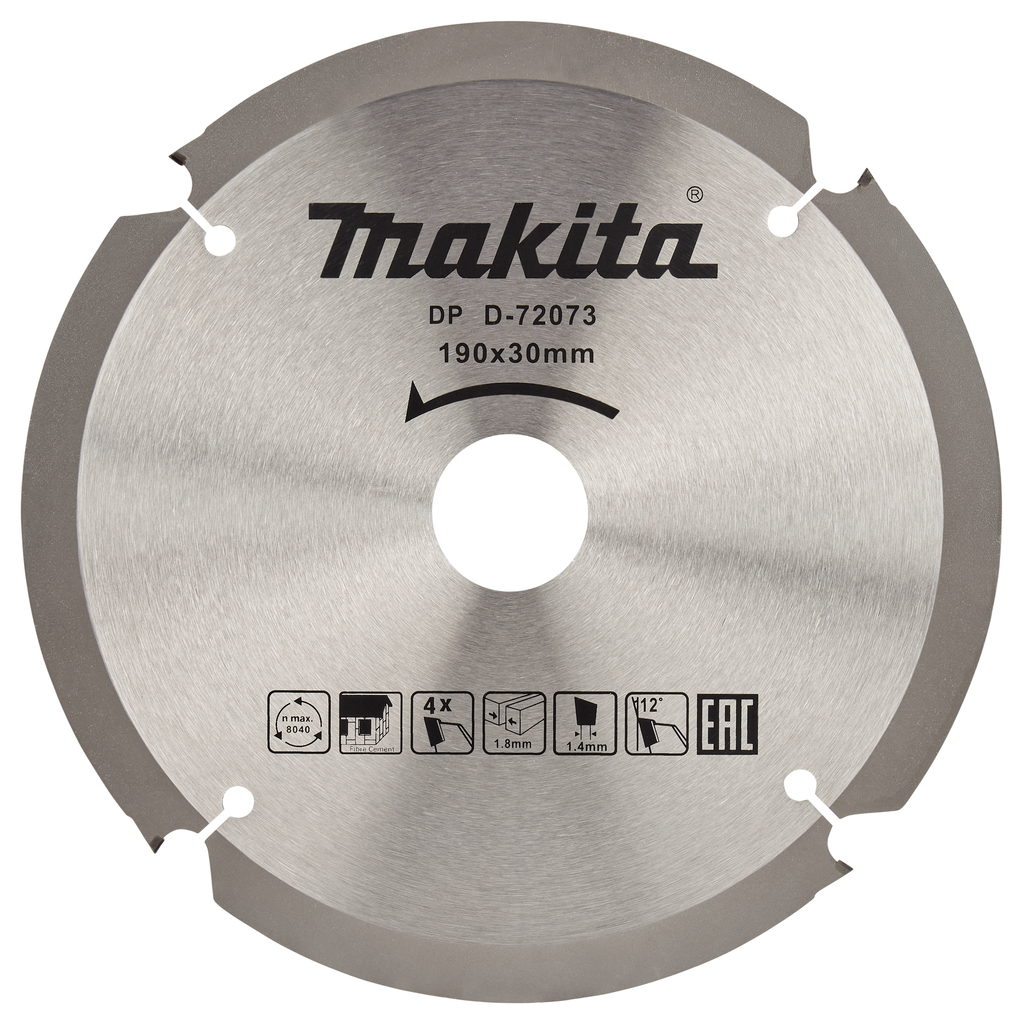 Пильный диск,190x30x1.4x4T Makita D-72073