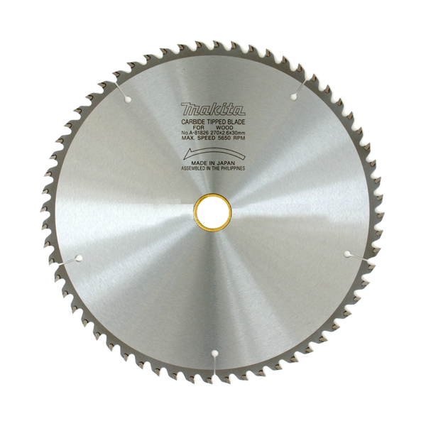 Пильный диск по дереву Z60 Makita A-81826 (270*30/25*2.6 мм)