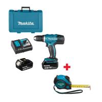 Аккумуляторная дрель-шуруповерт Makita DDF453RFEPR