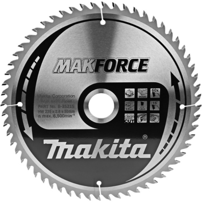 Пильный диск Макита M-force 235х30х2.3х60Т (B-35215)