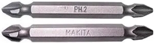 Насадка PH2 Makita D-31647 65мм двухсторонняя 100шт