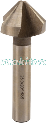 Зенкер Makita D-37493 25x67мм хвостовик 10мм