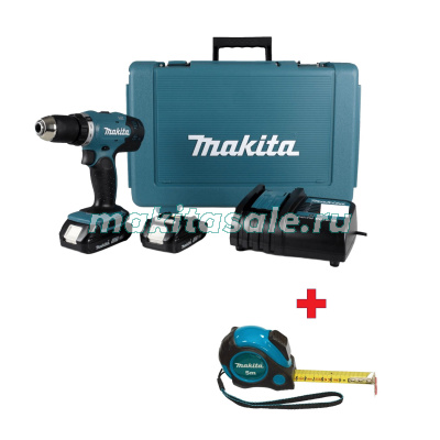 Аккумуляторная дрель-шуруповерт Makita DDF453SYEPR