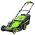 Газонокосилка аккумуляторная Greenworks GD40LM411, 40V, 41 см, без АКБ и ЗУ