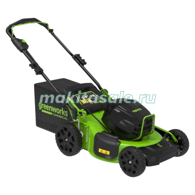 Газонокосилка аккумуляторная Greenworks GC82HPLM51,  82V, 51 см, бесщеточная, с 1хАКБ 5 Ач и ЗУ