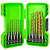Набор сверл HSS-TiN 1,5-8,0 мм с шестигранным хвостовиком Greenworks 2943907 (22 шт.)