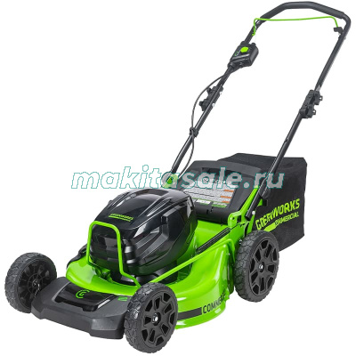Газонокосилка аккумуляторная Greenworks GC82HPLM51, 82V, 51 см