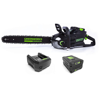 Цепная пила аккумуляторная Greenworks GC82CS25