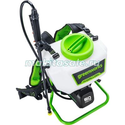 Садовый опрыскиватель  аккумуляторный Greenworks GW-BPS60, 60V