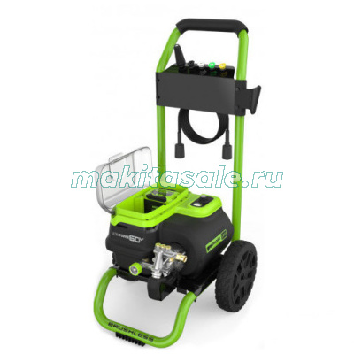 Мойка высокого давления аккумуляторная 5106207, 60V, 250 бар, бесщеточная, с портом на 2 АКБ