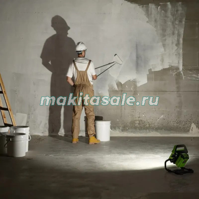 LED-прожектор Greenworks G40WLH с гибридным питанием, 40V / 220V, 1000/2000 лм, без АКБ и ЗУ
