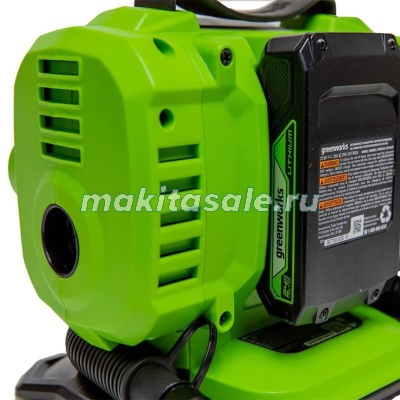 Компрессор автомобильный аккумуляторный Greenworks ACG301, 24V/ 12V