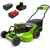 Газонокосилка аккумуляторная Greenworks 82LM30S, 82V, с АКБ 5 Ач и ЗУ