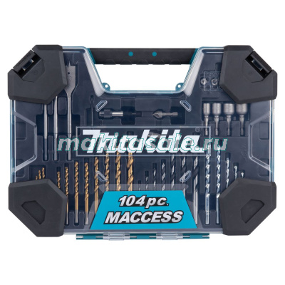 Набор сверл MACCESS 104шт. Makita E-22604