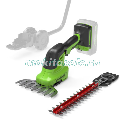 Садовые ножницы-кусторез аккумуляторные Greenworks 24V G24SHT без АКБ и ЗУ