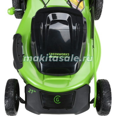 Газонокосилка аккумуляторная Greenworks GC82LM51SP2, 82V, с АКБ 5 Ач и ЗУ