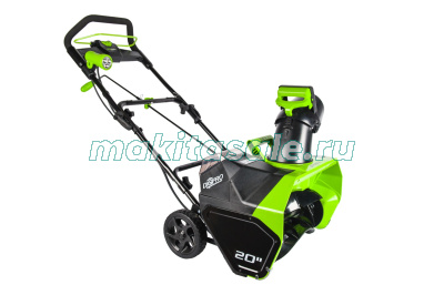 Снегоуборщик аккумуляторный G-MAX 40V GREENWORKS GD40ST с АКБ 5 Ач и ЗУ