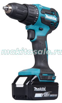 Аккумуляторная ударная дрель-шуруповерт Makita DHP490SF1J