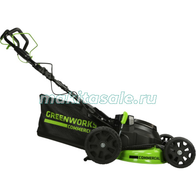 Газонокосилка аккумуляторная Greenworks TwinForce, 82V, 61 см, самоходная, бесщеточная, без АКБ и ЗУ
