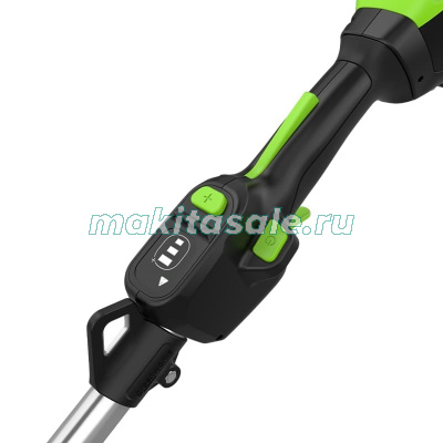 Триммер аккумуляторный Greenworks ST161S, 82V, 1,6 кВт, 43 см, бесщеточный, с 1хАКБ 5 Ач и ЗУ