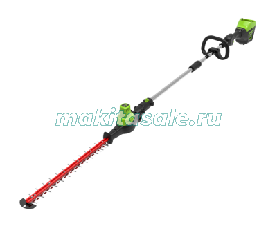 Штанговый кусторез Greenworks GD60PHT61, 60v, 61 см, без АКБ и ЗУ (аккумуляторный)