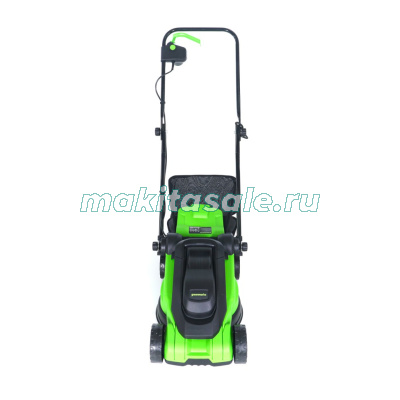 Газонокосилка Greenworks GD1200LM32, 220v, 32 см, 1.2 кВт (сетевая)