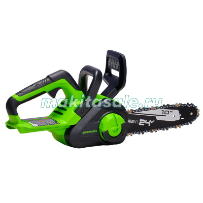 Цепная пила аккумуляторная GreenWorks G24CS25K4