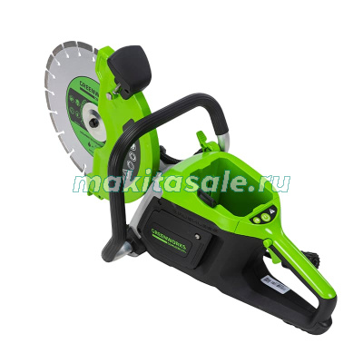 Бетонорез аккумуляторный Greenworks Арт.2009007, 82V, 3,2КВт, без АКБ И ЗУ