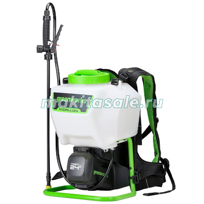 Опрыскиватель аккумуляторный Greenworks  24V, без АКБ и ЗУ