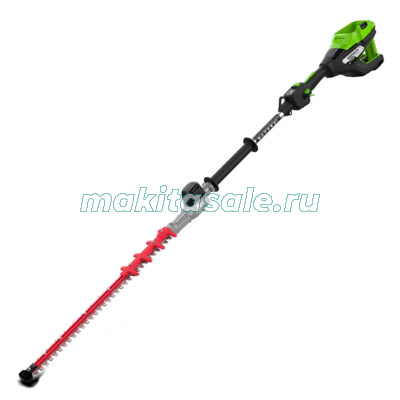 Кусторез штанговый телескопический аккумуляторный Greenworks PH662T, 82V, 51 см