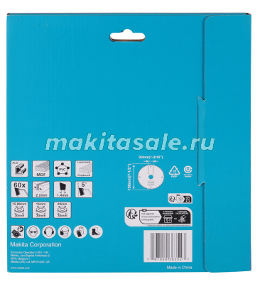 Пильный диск универсальный 190x30x2.2/1.4x60T Makita D-81387