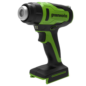 Строительный фен аккумуляторный Greenworks, G24HG, 24V, без АКБ и ЗУ
