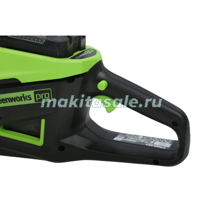 Цепная пила аккумуляторная Greenworks GD60CS25 2008907, 60V, 40 см, бесщеточная, 2500 Вт, с 1хАКБ 4 Ач. и ЗУ