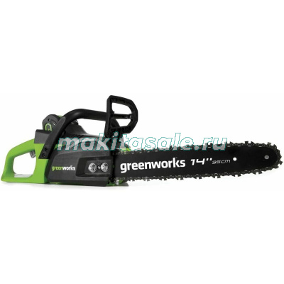 Цепная пила аккумуляторная GreenWorks  GD40CS15, 40V, 35 см, до 1,5 КВТ, с АКБ 2АЧ и ЗУ
