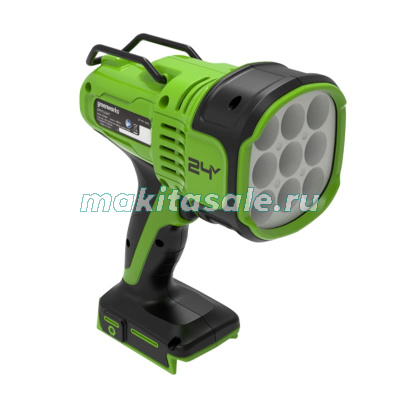 Фонарь-прожектор светодиодный аккумуляторный Greenworks G24SL, 24V, без АКБ и ЗУ