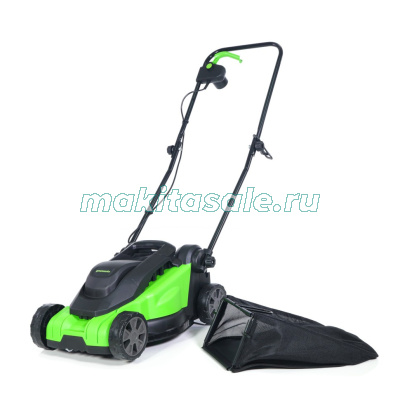Газонокосилка Greenworks GD1200LM32, 220v, 32 см, 1.2 кВт (сетевая)