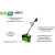 Снегоуборщик аккумуляторный Greenworks GD60SS, 60V, 30 см, бесщеточный, c АКБ 4АЧ и ЗУ