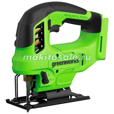 Лобзик аккумуляторный Greenworks GD24JS90, 24 V, без АКБ и ЗУ