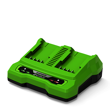 Зарядное устройство на 2 аккумулятора Greenworks G24C 24V