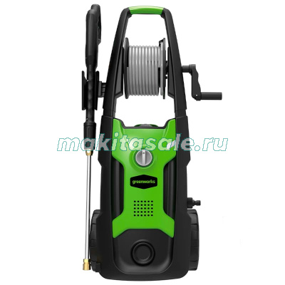 Мойка высокого давления электрическая Greenworks GPWG5II, 2000 Вт, 140 бар