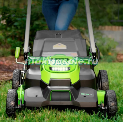 Газонокосилка аккумуляторная Greenworks GD60LM61, 60V
