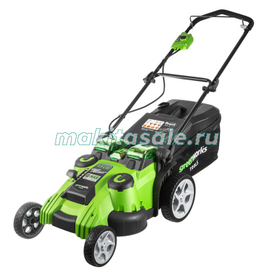 Газонокосилка аккумуляторная Greenworks G40LM49DB TwinForce без АКБ и ЗУ