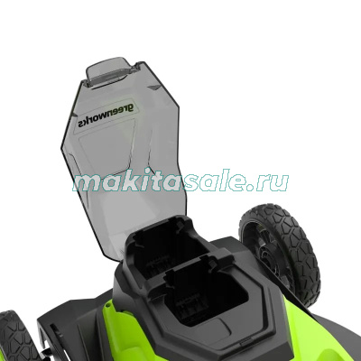 Газонокосилка аккумуляторная Greenworks GD24X2LM411, 2х24V, 41 см, без АКБ и ЗУ