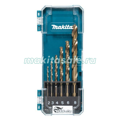 Набор сверл по металлу 6 шт Makita D-75758