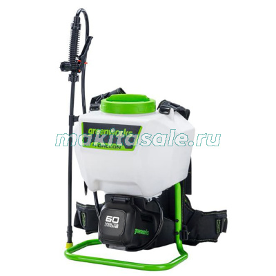 Садовый опрыскиватель  аккумуляторный Greenworks GW-BPS60, 60V