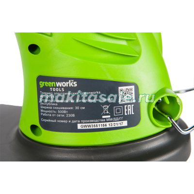 Триммер электрический Greenworks GST5033 Basic